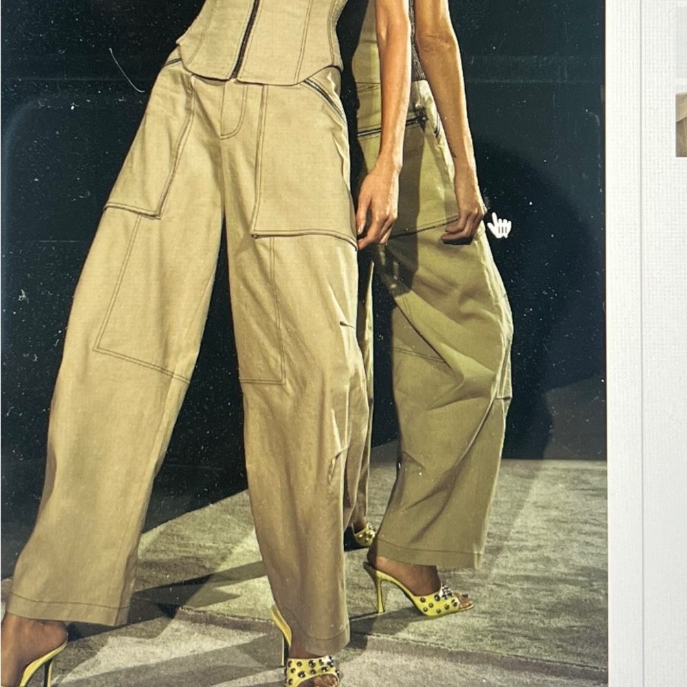 Zara Double Stitched Cargo Pant